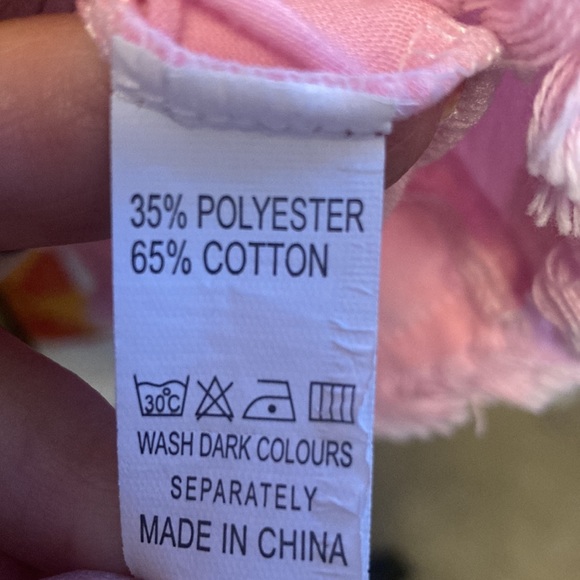 Pink Pullover Top with leopard print sleeves - Picture 4 of 4